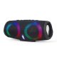 Gembird SPK-BT-LED-02 Bluetooth LED Speaker Black