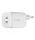 Belkin BoostCharge Dual USB-C PD GaN Wall Charger 65W White