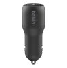 Belkin BoostCharge Dual USB-A Car Charger 24W Black