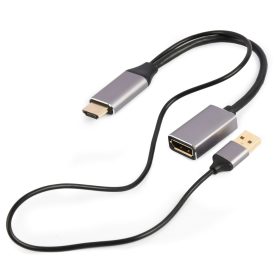   Gembird A-HDMIM-DPF-02 Active 4K HDMI male to DisplayPort female adapter Black