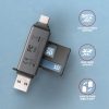 AXAGON CRE-DAC SuperSpeed USB-C + USB-A Card Reader