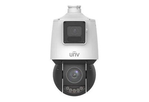 Uniview Prime 2x4MP Dual lencsés Lighthunter 4mm fix és 4,8-120mm motoros objektívvel ellátott PTZ kamera