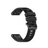 FIXED Szilikon szíj Garmin QuickFit okosórához 22mm, fekete