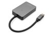 Digitus DA-70333 USB-C 2 Port High Speed Card Reader Space Gray