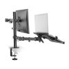 ACT AC8305 Single Monitor Arm with Laptop Arm 10"-32" Black