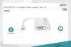 Digitus Mini DisplayPort Adapter/Converter Mini DP to DisplayPort HDMI+DVI 0,2m White