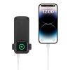 Belkin BPD005BTBK BoostCharge Pro Fast Wireless Charger for Apple Watch + Power Bank 10K Black