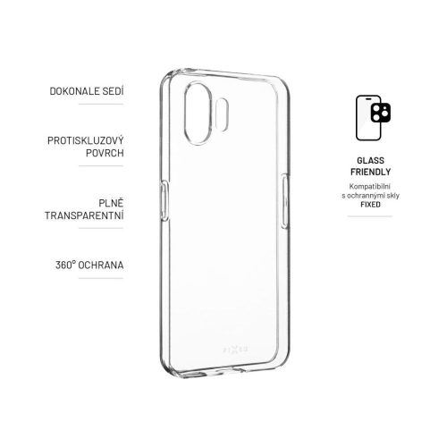 FIXED TPU Gel Case for Nothing phone (2), clear, Mobiltelefon Kiegészítő