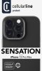 Cellularline Protective silicone cover Sensation for Apple iPhone 13 Pro Max, black