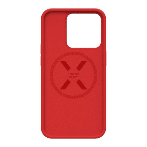 FIXED MagFlow telefontok MagSafe kompatibilis Apple iPhone 15 Plus-hoz, piros