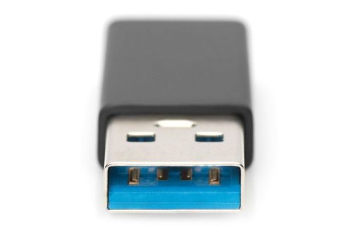 Digitus USB Type-C male/famale adapter Black