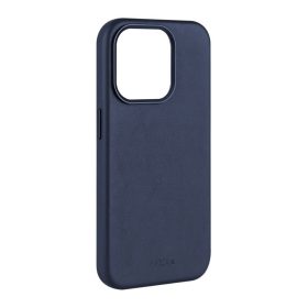   FIXED MagLeather valódi bőrtok, MagSafe támogatással iPhone 15 Pro Max-hoz, kék