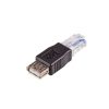 Akyga AK-AD-27 USB / RJ45 Adapter Black