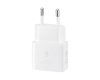 Samsung 25W PD Power Adapter with USB-C cable White