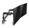 Gembird MA-DA2-05 Desk mounted adjustable double monitor arm 17"-32" Space Grey