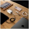 FIXED hálózati töltő 3xUSB-C 1xUSB-A kimenet, GaN technológia,PD 3.0, 100W, fehér