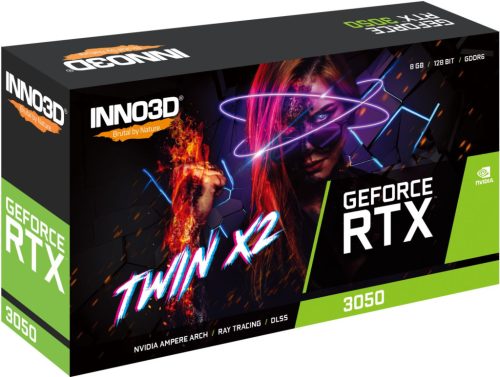 Inno3D GeForce RTX3050 8GB GDDR6 Twin X2