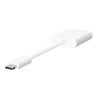 Belkin RockStar USB-C Audio + Charge Adapter White