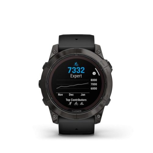 Garmin Fenix 7X Pro Sapphire Solar Edition Carbon Grey DLC Titanium with Black Band