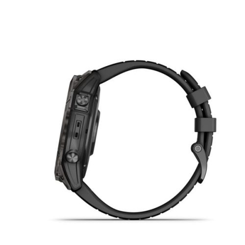 Garmin Fenix 7X Pro Sapphire Solar Edition Carbon Grey DLC Titanium with Black Band