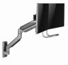 Gembird MA-WA2-02 Adjustable wall 2-display mounting arm, 17”-32” Black