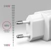 AXAGON ACU-DPQ65W QC4 + USB-C PD Wall Charger White