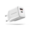 AXAGON ACU-PQ20W PD3.0 & QC4+ Dual Outputs Wall Charger 20W White