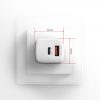 AXAGON ACU-PQ20W PD3.0 & QC4+ Dual Outputs Wall Charger 20W White