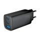 Gembird 3-port 67W GaN USB PowerDelivery fast charger Black