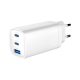 Gembird 3-port 67W GaN USB PowerDelivery fast charger White