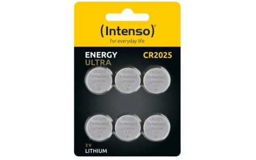 Intenso CR2025 Lítium Gombelem 6db/csomag