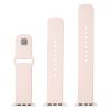 FIXED Sporty szilikon szíj az Apple Watch 42/44/45mm-es okosórákhoz, pink
