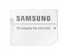 Samsung 256GB microSDXC EVO Plus Class10 U3 A2 V30 + adapterrel