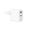 Gembird 2-Port 30W USB Fast Charger White