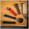 FIXED nylon sportos óraszíj Garmin QuickFit 22mm-es okosórához, sötétkék FIXNST2-QF22mm-DBL