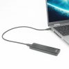 ACT AC1615 USB-C M.2 NVMe / PCIe SSD Enclosure tool-free Black