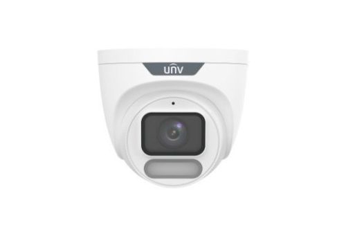 Uniview Easystar Colorhunter 4MP OwlView Wise-ISP turret dómkamera, 2.8mm fix objektívvel, mikrofonnal