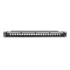 ACT 24-port Patch Panel 1U Black