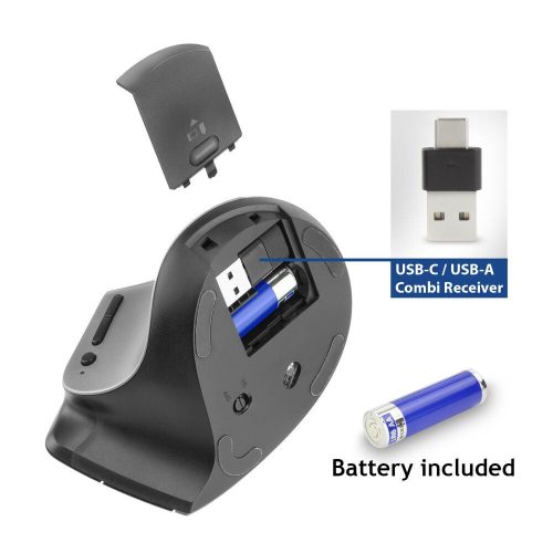 ACT A5155 Ergonomic Wireless Bluetooth Mouse Black