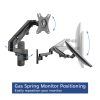 ACT AC8310 Monitor wall mount with gas spring 1 screen Black