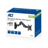 ACT AC8310 Monitor wall mount with gas spring 1 screen Black