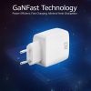 ACT AC2165 USB-C Charger 65W 2-port with Power Delivery PPS and GaNFast White