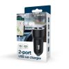 Gembird 2-Port USB Car Charger 3.1A Black