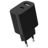 Gembird 2-Port Universal USB Charger A+C 2.4A Black