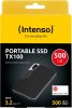 Intenso 500GB USB3.2 Type-C External SSD TX100 Black