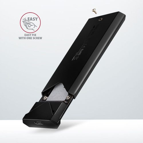 AXAGON EEM2-UB2 USB-C 3.2 Gen 2 NVMe M.2 box Black