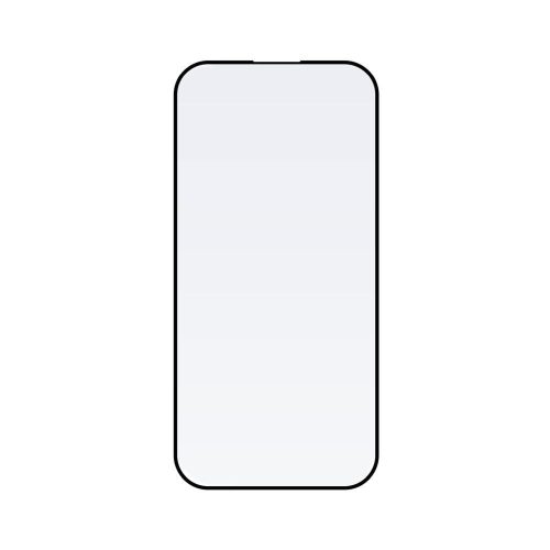 FIXED Rendkívül tartós edzett üveg por elleni aplikátorral Apple iPhone 15 /iPhone16 készülékhez, fekete