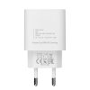 RivaCase RivaPower PS4101 WD4 EU Wall Charger 20W PD 3.0/ 1 USB-C with USB-C/USB-C Cable White