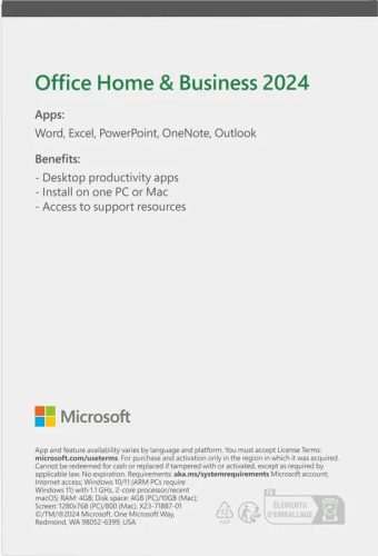 Microsoft Office 2024 Home & Business 1 Felhasználó HUN