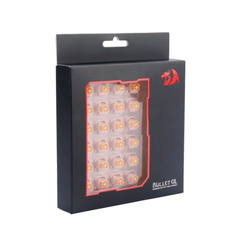 Redragon A113 Bullet-QL Peach - Soft Linear Red Mechanical Switch (24db)